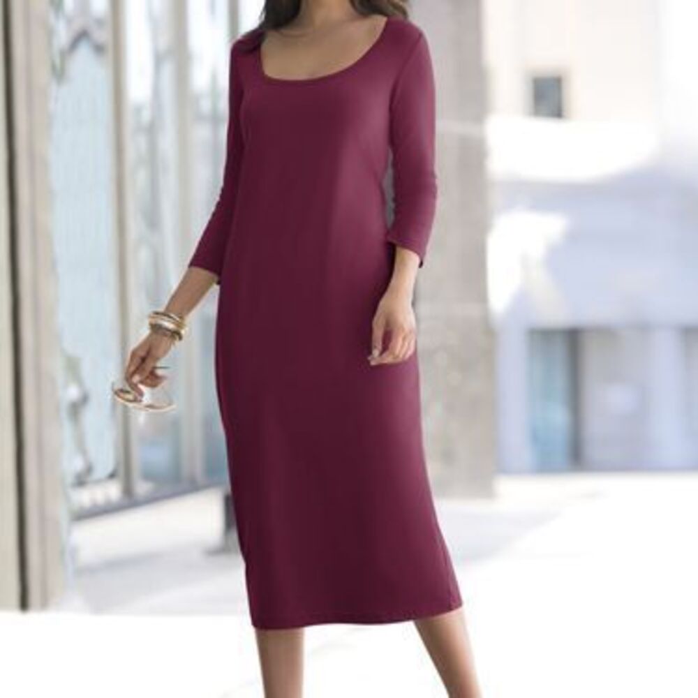Stretch Cotton T-Shirt Dress
